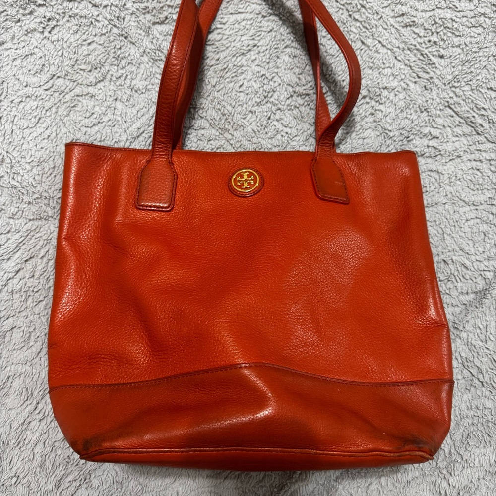 Tory Burch Vibrant Orange Tote